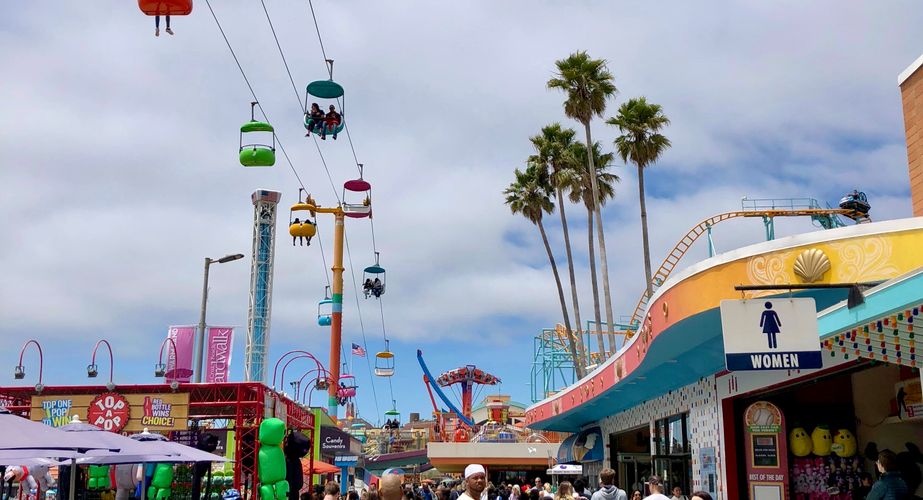 Santa Cruz pier groepsreis Californië